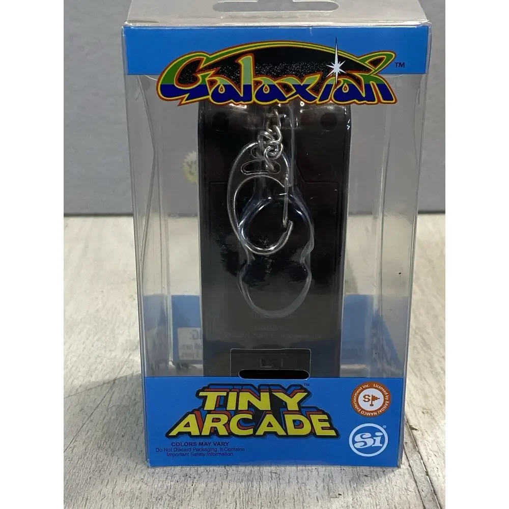 Namco Tiny Arcade Galaxian Arcade Game Worlds Smallest 2017 Keychain Collectable